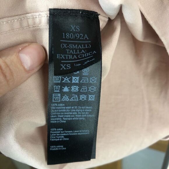 ALL SAINTS Spotter Pink Button Down Casual Long Sleeve Shirt Sz‎ XS - Picture 8 of 8